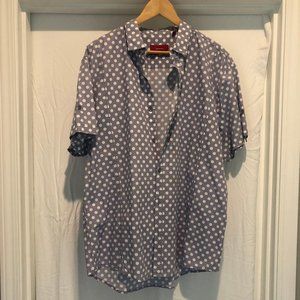 Saks Fifth Avenue Polka Dot Polo